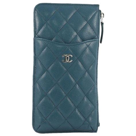 chanel caviar phone pouch|CHANEL Caviar Quilted Flap Phone Holder With Removable.